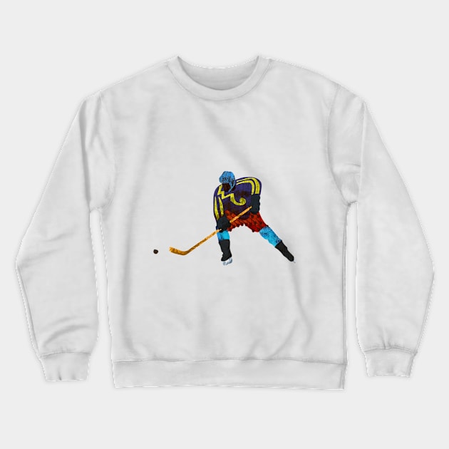 Ice Hockey Crewneck Sweatshirt by louweasely